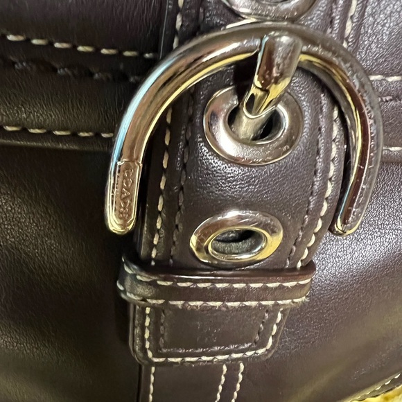 Coach Brown Leather Crossbody Bag - Picture 14 of 16